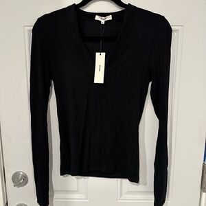 Joah Brown Invisible Zip Long Sleeve NWT